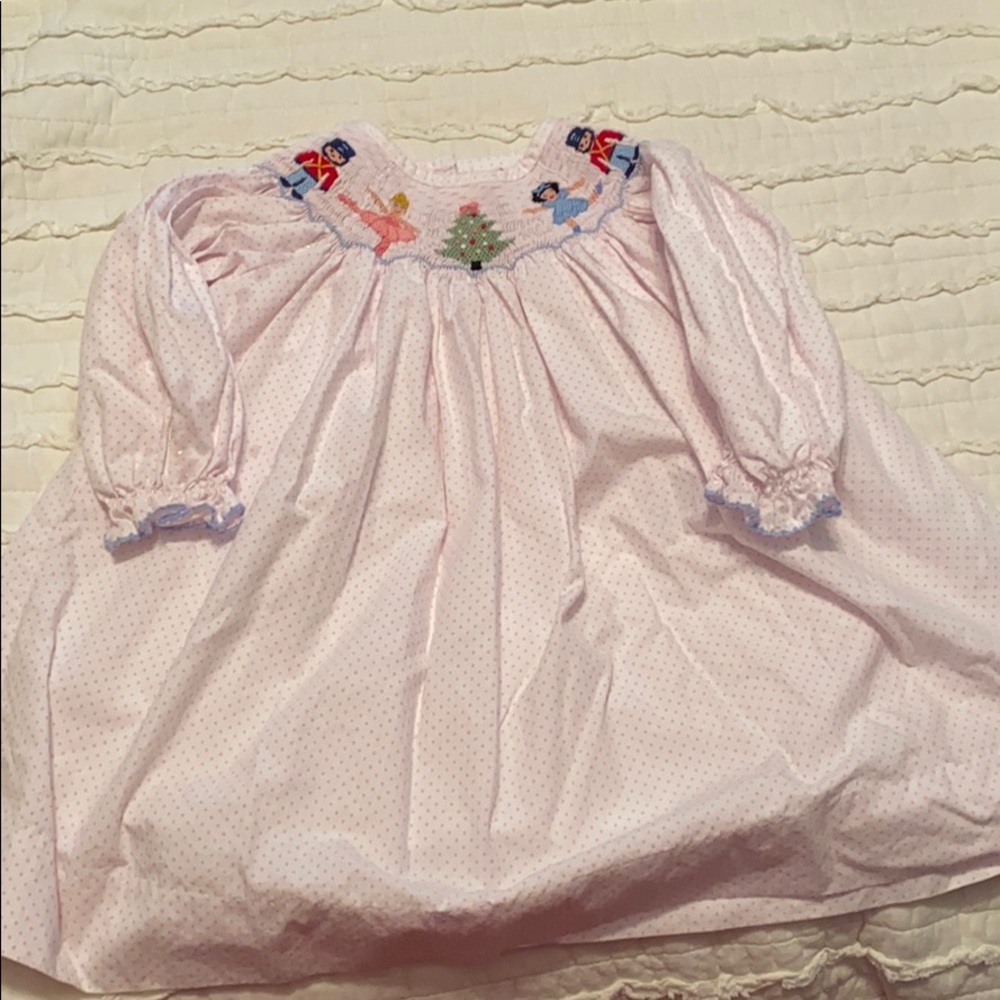 Christmas Smocked Dress